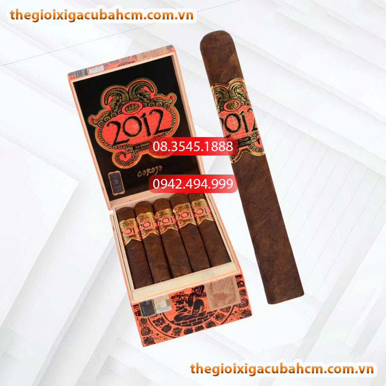 Xì Gà Leaf by Oscar Hộp Gỗ Corojo 20's ring 6 x 60, Xì Gà Oscar Valladares – 2012 Corojo Size6x60 thumb