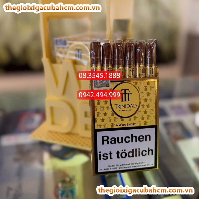 Xì Gà Trinidad Wide Short, Xì Gà Trinidad Wide Short – Hộp 6 điếu, Size Wide Short , Xì Gà Trinidad Wide Short, Trinidad Wide Short Cuba, Xì Gà Trinidad 6 điếu thumb