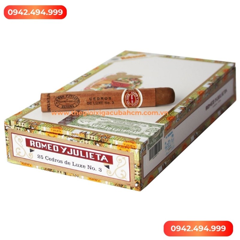 Xì gà ROMEO Y JULIETA CEDROS DE LUXE NO. 3 thumb