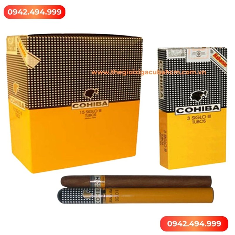 XÌ GÀ COHIBA Siglo III hộp 10 điếu thumb