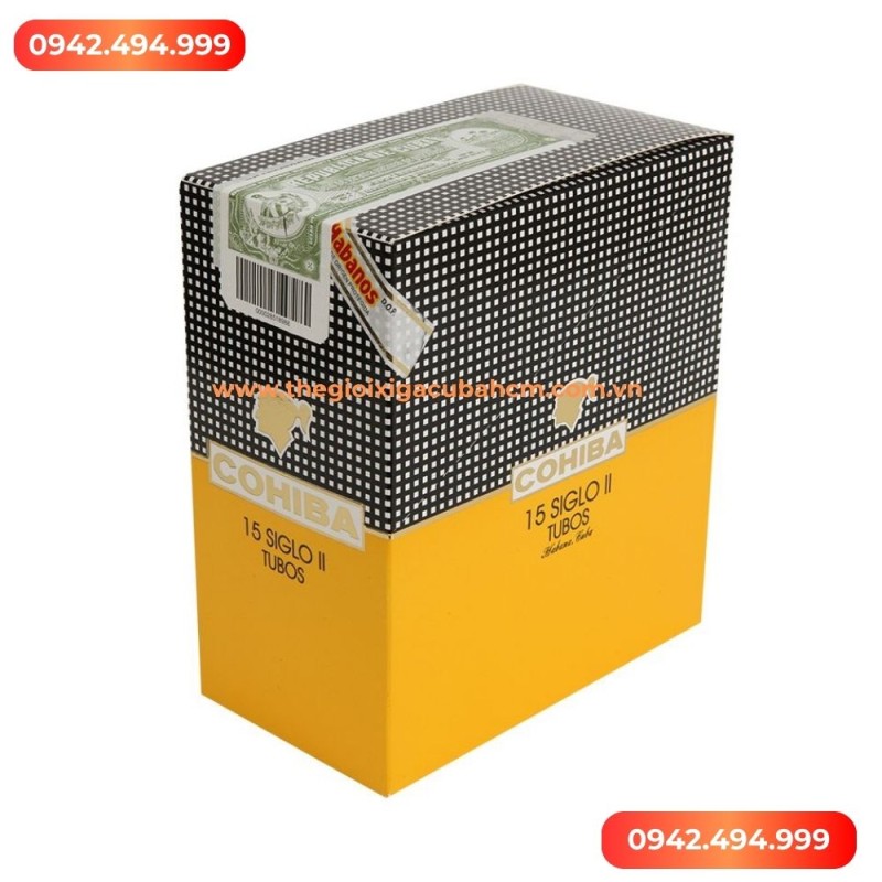 XÌ GÀ COHIBA Siglo II hộp 15 điếu thumb
