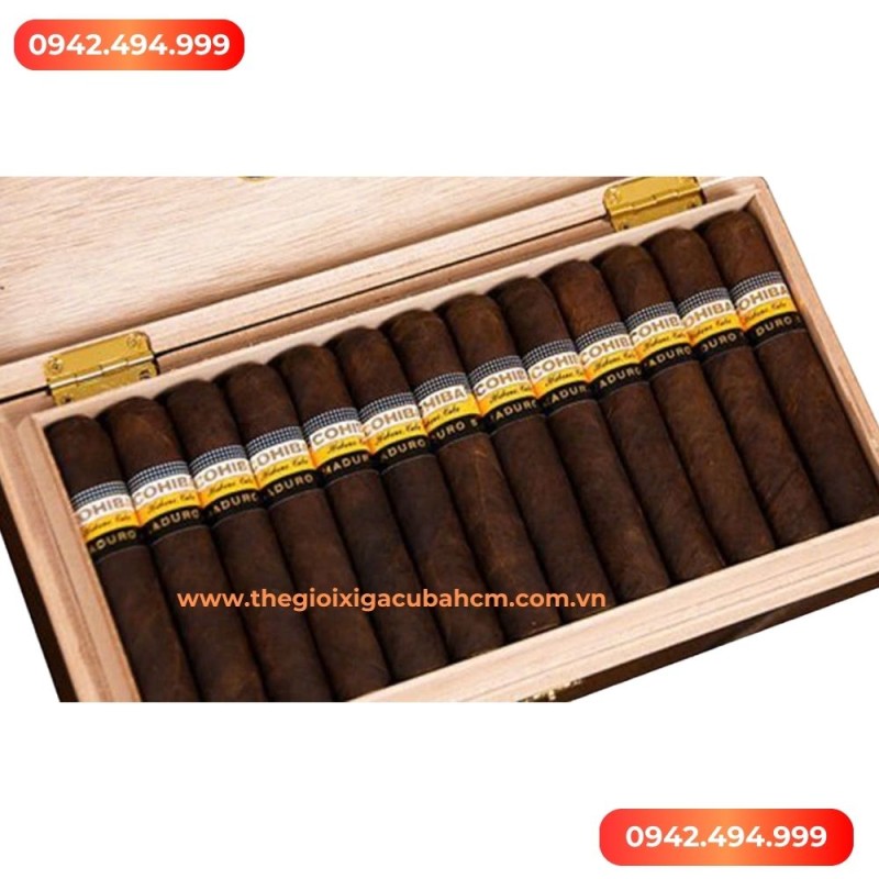 XÌ GÀ COHIBA  Maduro 5 Magicos hộp 25 điếu thumb