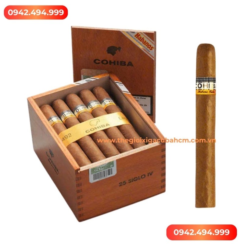 XÌ GÀ COHIBA Siglo IV hộp 25 điếu thumb