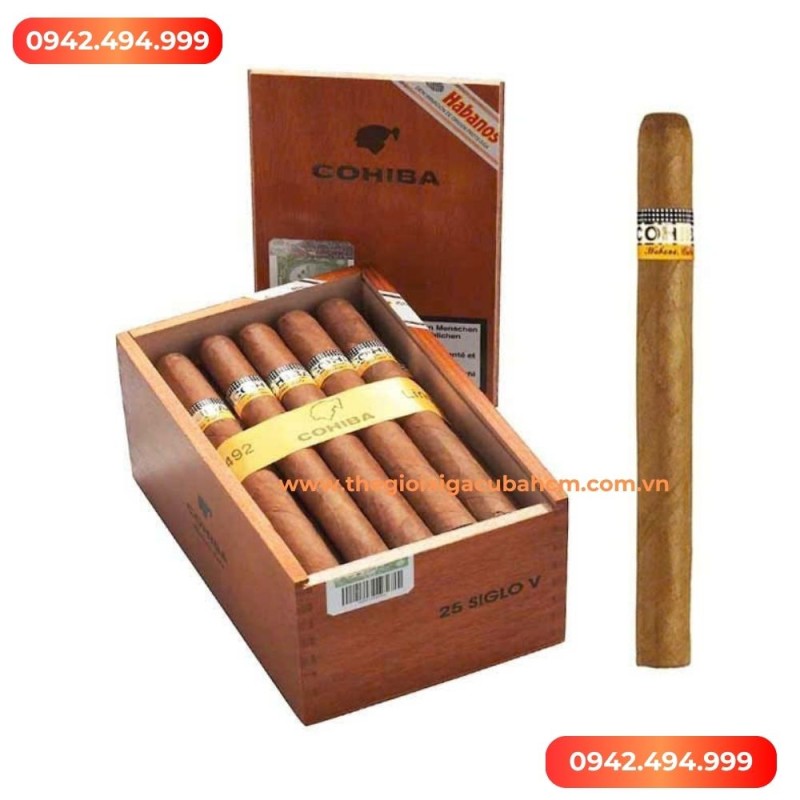 XÌ GÀ COHIBA Siglo V hộp 25 điếu thumb