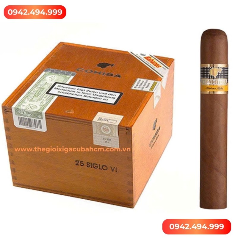 XÌ GÀ COHIBA Siglo VI hộp 25 điếu thumb