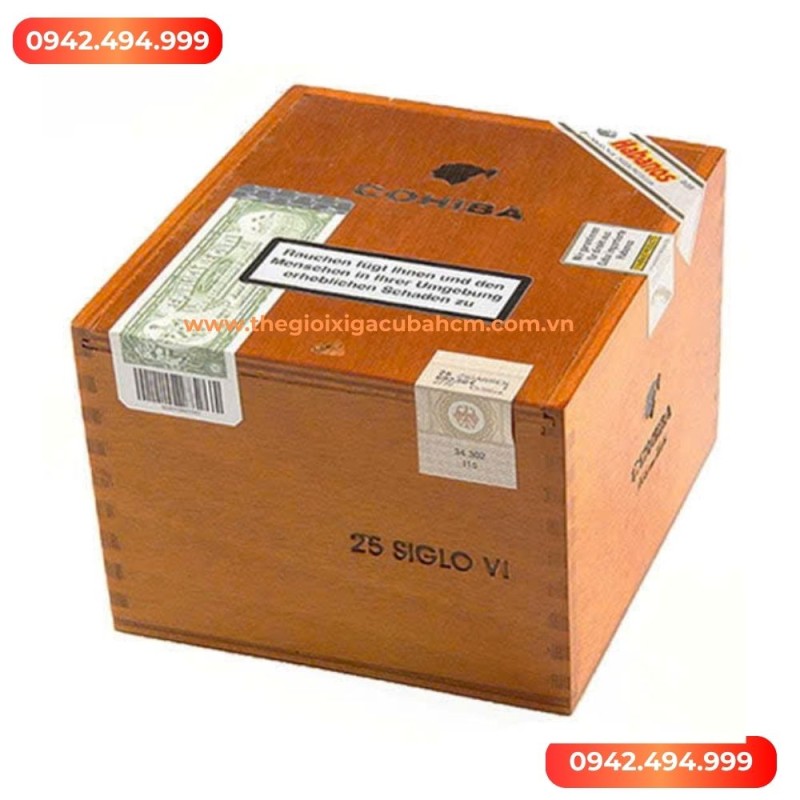 XÌ GÀ COHIBA Siglo VI hộp 25 điếu thumb