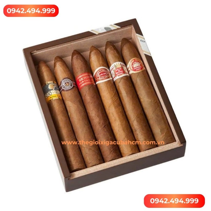 XÌ GÀ Seleccion Piramides hộp 6 điếu thumb