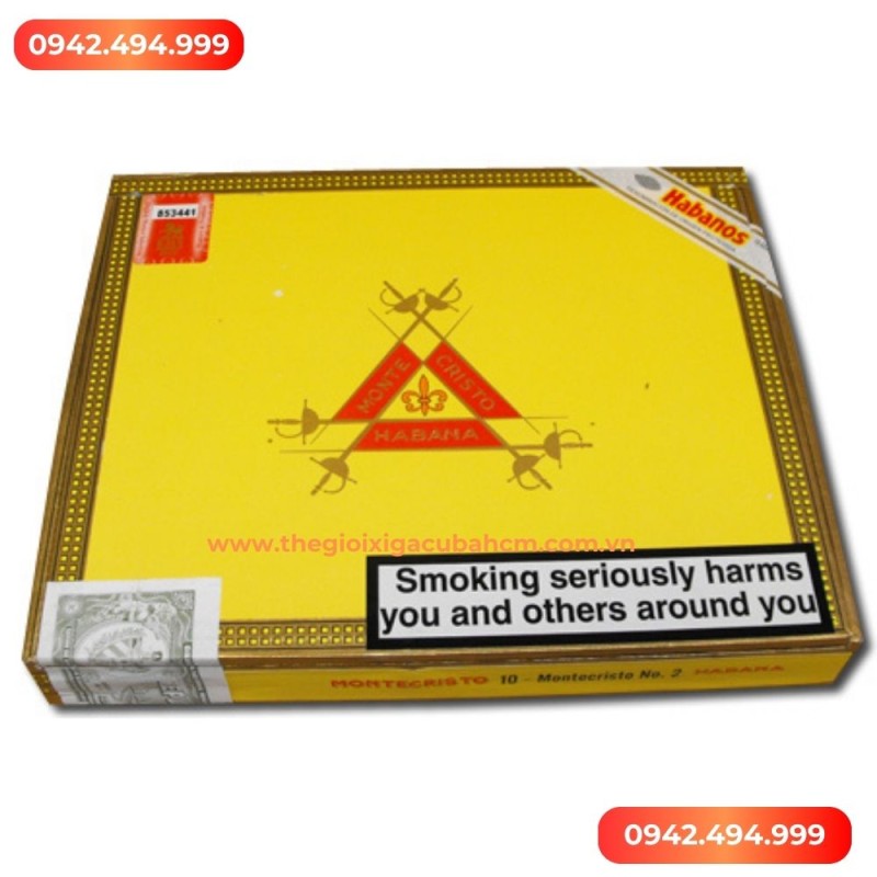Xì gà Montecristo No 2 hộp 10 điếu thumb