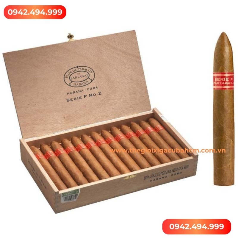 Xì gà Partagas P No 2 hộp 25 điếu thumb