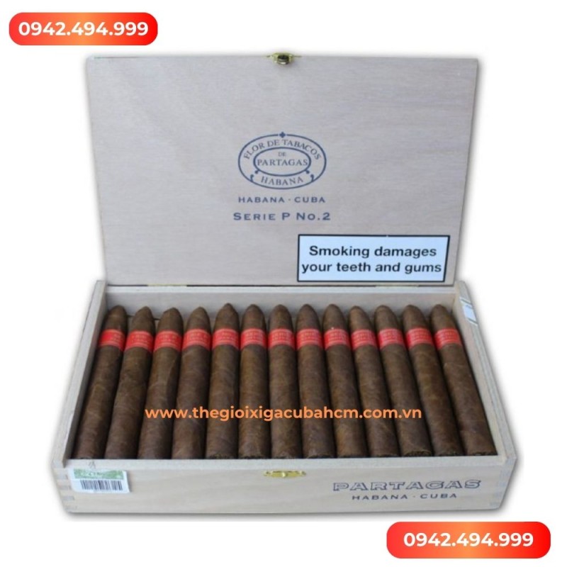 Xì gà Partagas P No 2 hộp 25 điếu thumb