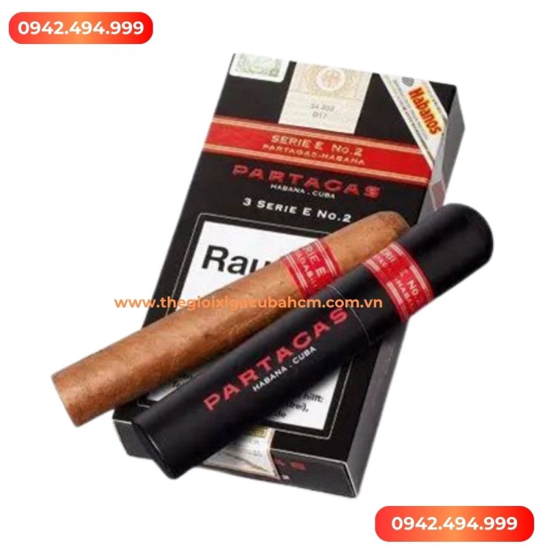 Xì gà Partagas E No2 Tubos hộp 15 điếu thumb