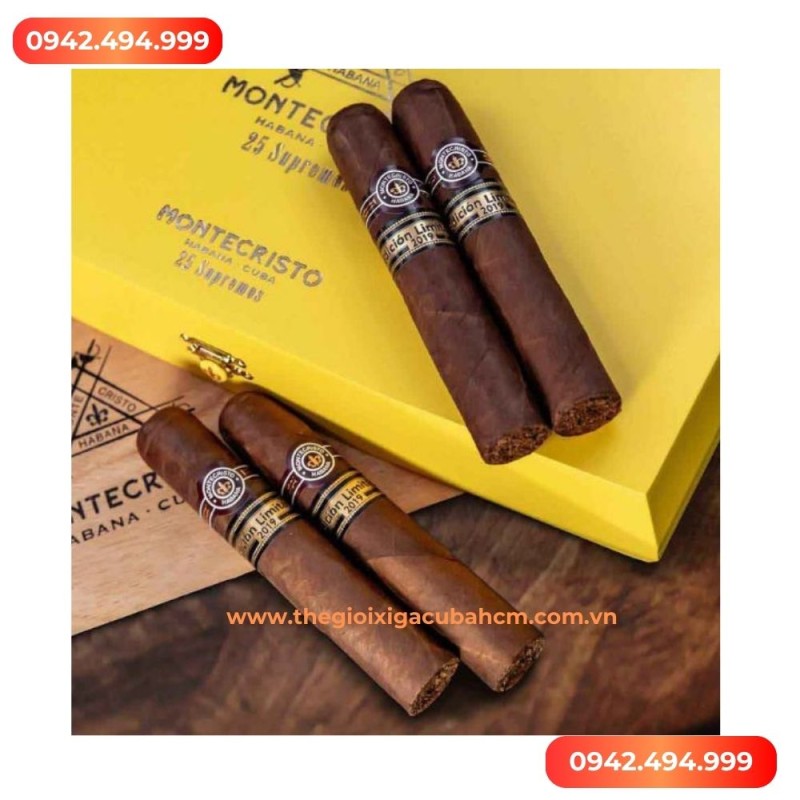 Xì gà Montecristo Supermos hộp 25 điếu thumb