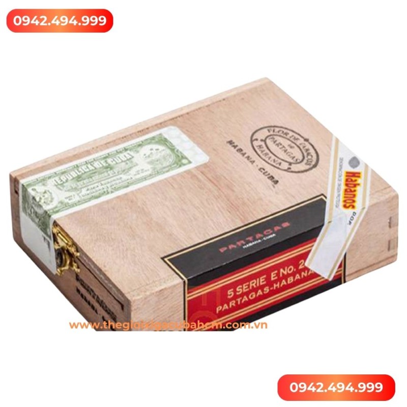 Xì gà Partagas E No2 hộp 25 điếu thumb