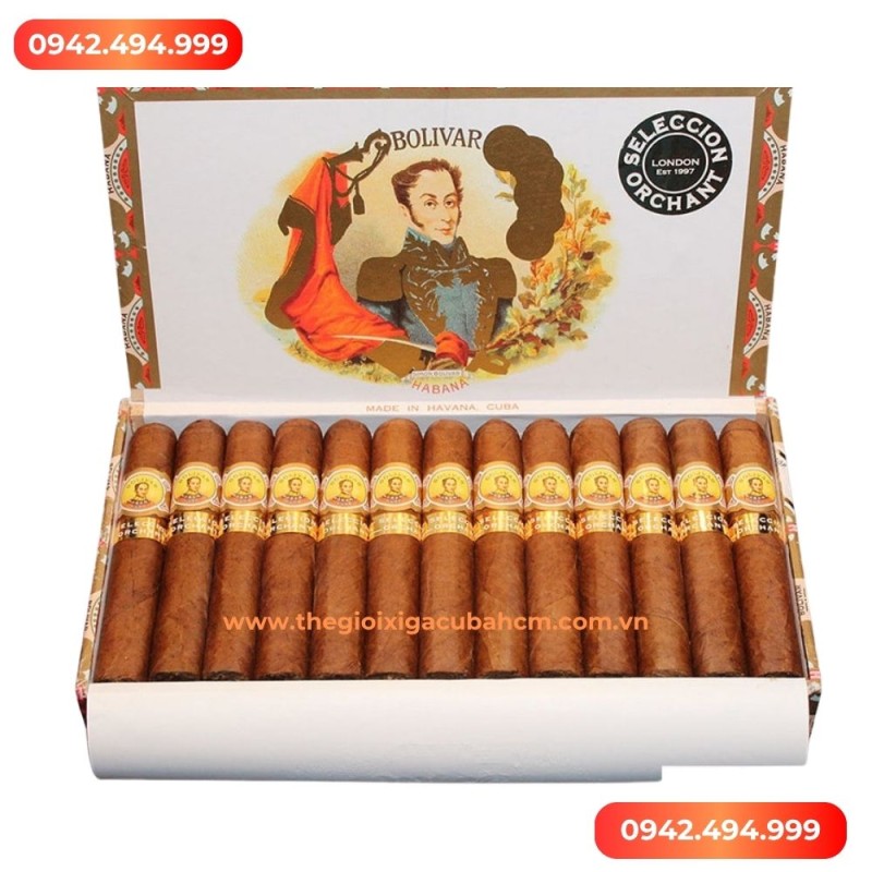 XÌ GÀ BOLIVAR ROYAL CORONAS HỘP 25 ĐIẾU thumb