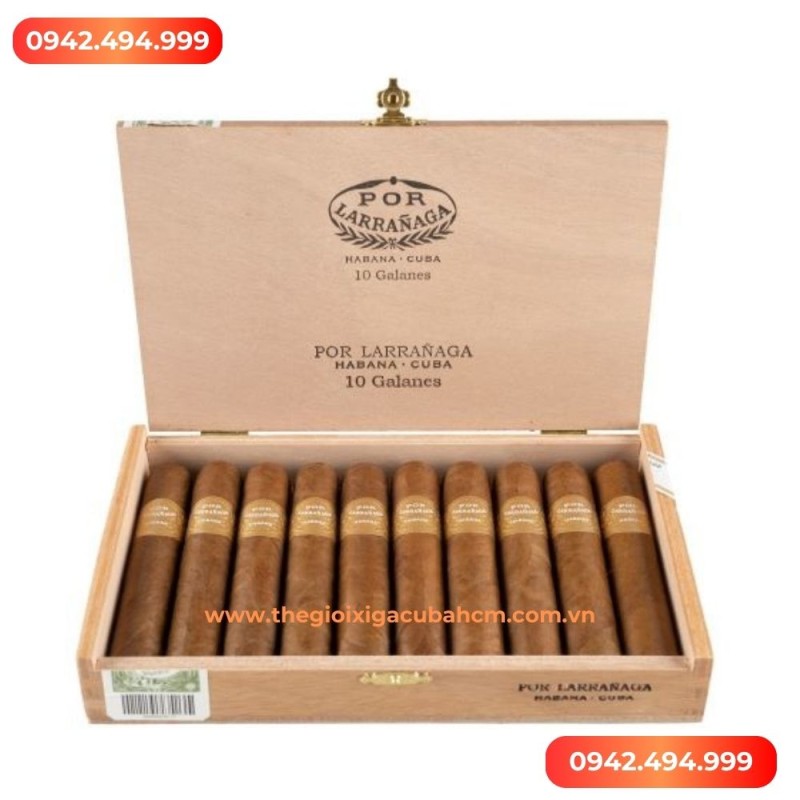 XÌ GÀ POR LARRANAGA GALANES HỘP 10 ĐIẾU thumb