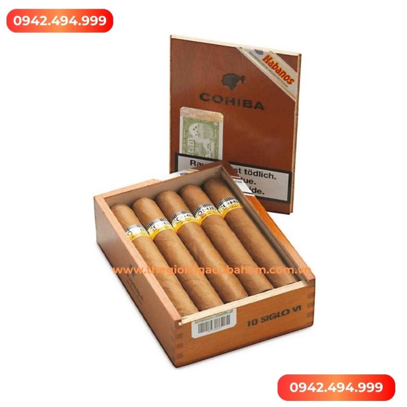 XÌ GÀ COHIBA Siglo 6 hộp 10 điếu thumb