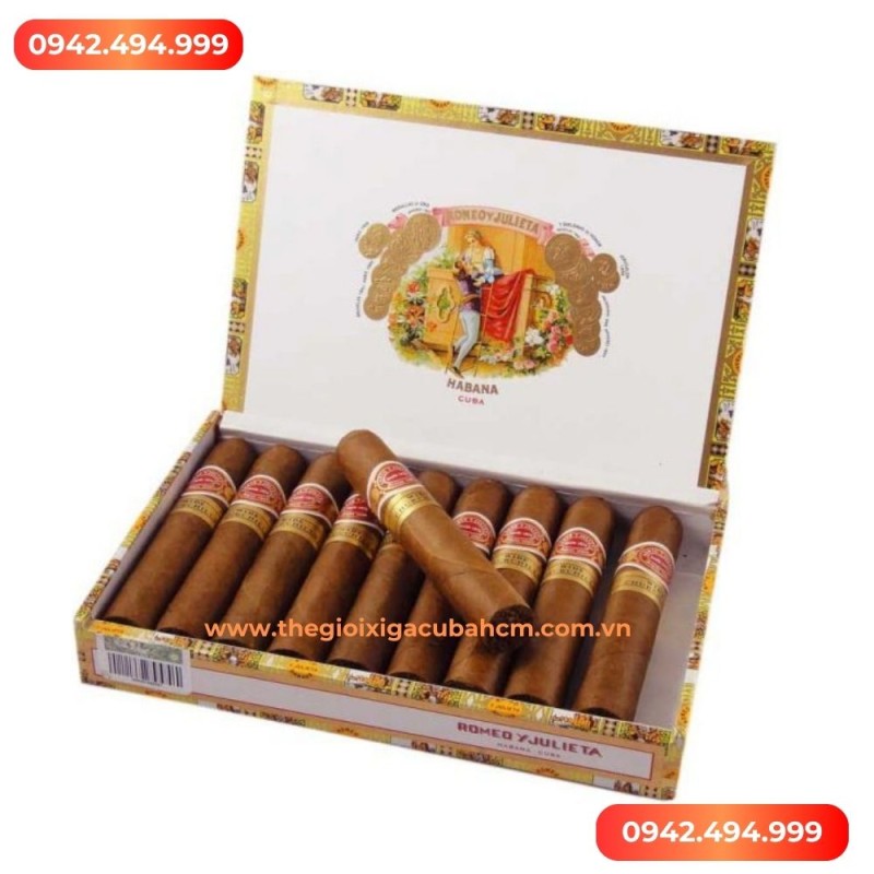 Xì gà Romeo Y Julieta Wide Churchills hộp 10 điếu thumb