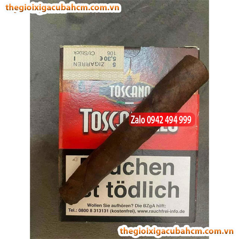 Xì gà Đức Toscanello Rosso, tos đức thumb