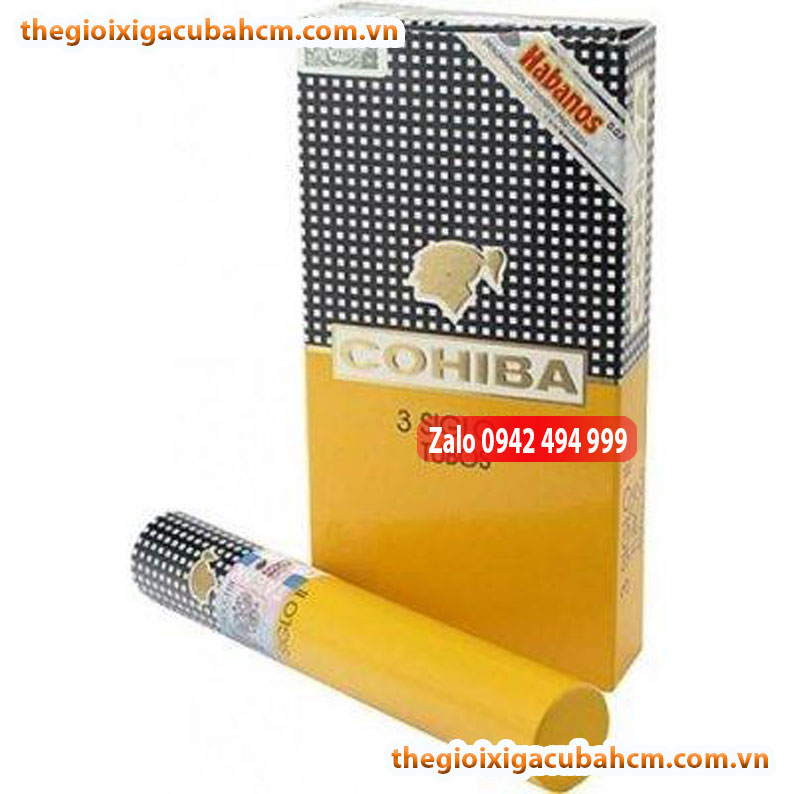 XÌ GÀ COHIBA SIGLO II HỘP 15 ĐIẾU, XÌ GÀ COHIBA SIGLO II HỘP 3 ĐIẾU thumb