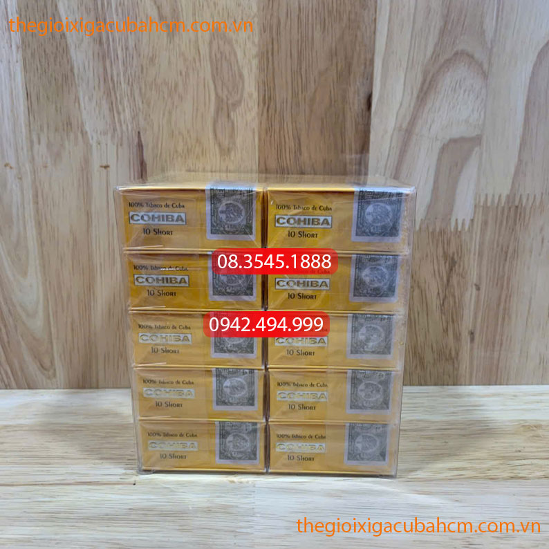 COHIBA SHORT MINI 10 ĐIẾU HÀNG CUBA