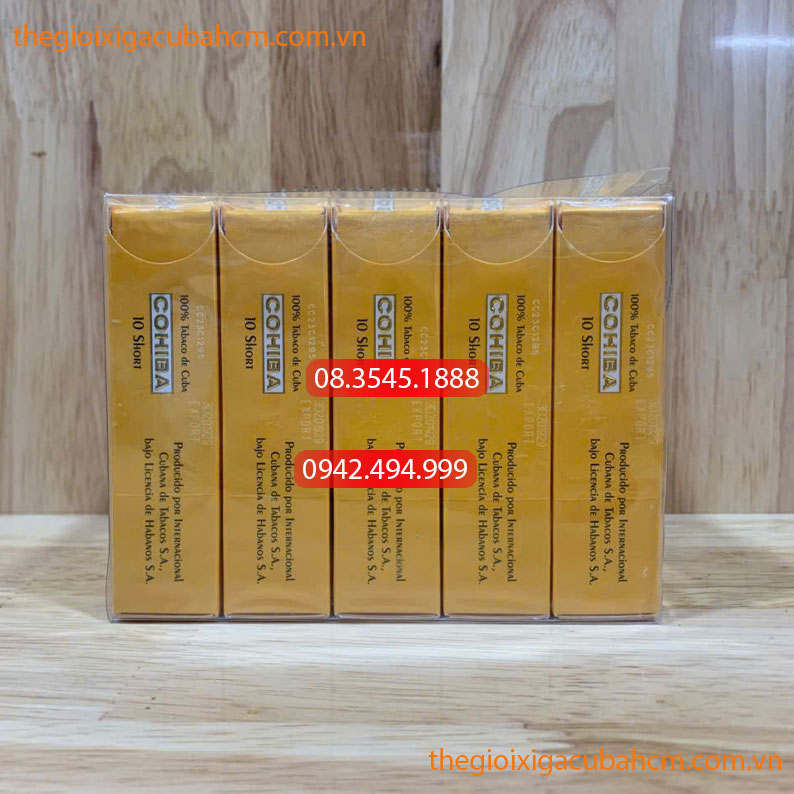 COHIBA SHORT MINI 10 ĐIẾU HÀNG CUBA