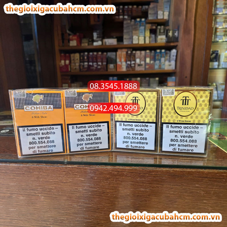Xì Gà Trinidad Wide Short, Xì Gà Trinidad Wide Short – Hộp 6 điếu, Size Wide Short , Xì Gà Trinidad Wide Short, Trinidad Wide Short Cuba, Xì Gà Trinidad 6 điếu