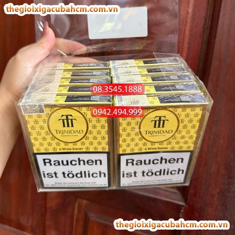 Xì Gà Trinidad Wide Short, Xì Gà Trinidad Wide Short – Hộp 6 điếu, Size Wide Short , Xì Gà Trinidad Wide Short, Trinidad Wide Short Cuba, Xì Gà Trinidad 6 điếu