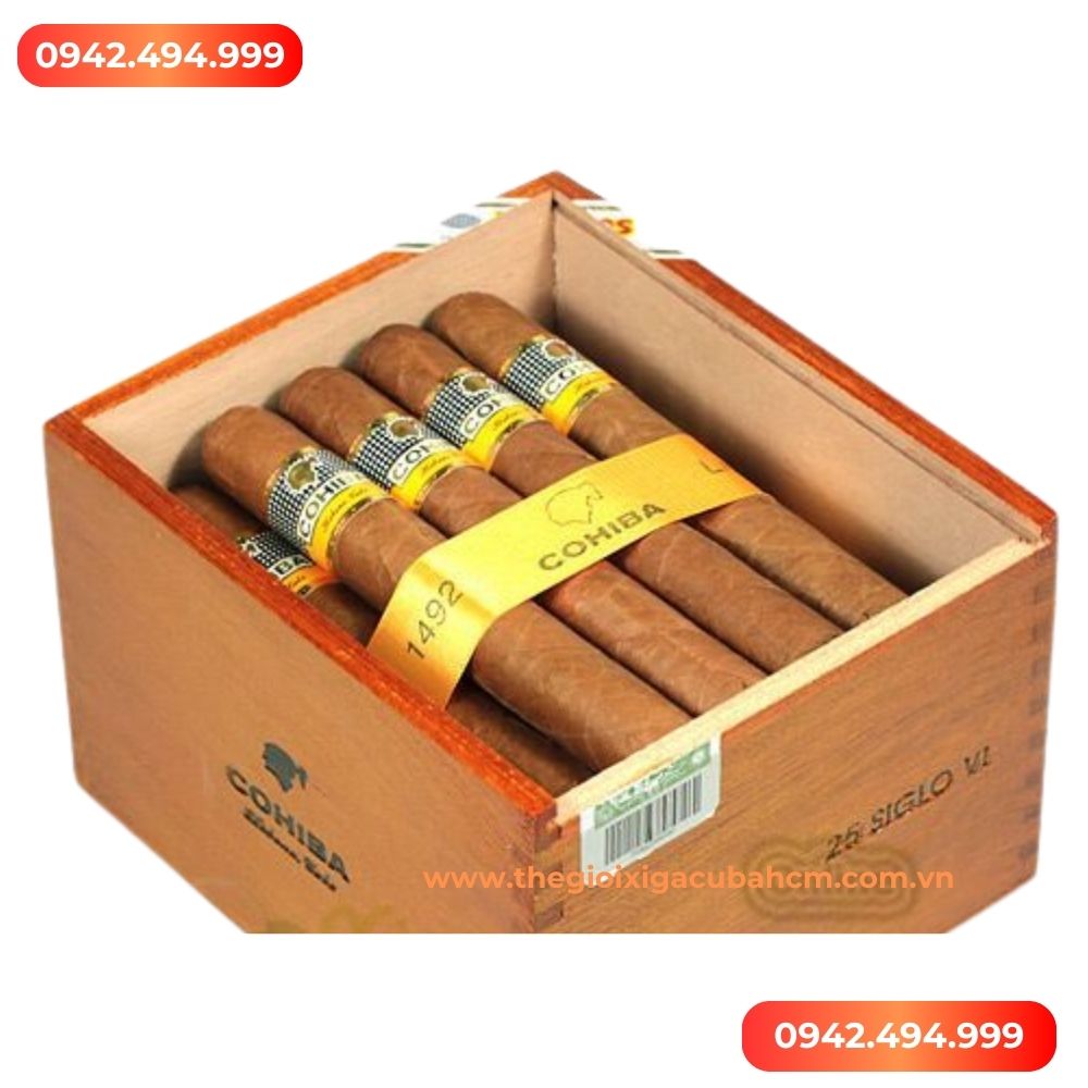 XÌ GÀ COHIBA Siglo 6 (Cohiba Siglo VI) Hộp 25 điếu