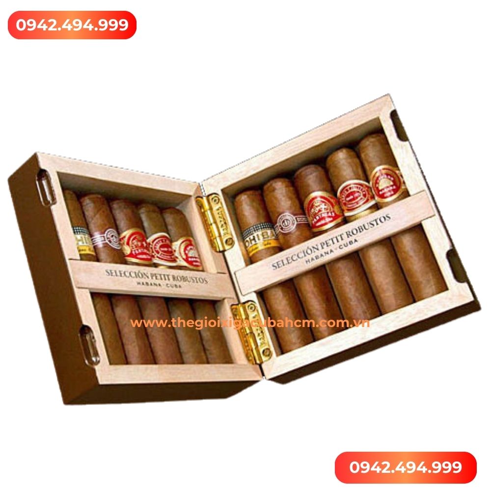 XÌ GÀ COHIBA  Seleccion Petit Robustos hộp 10 điếu