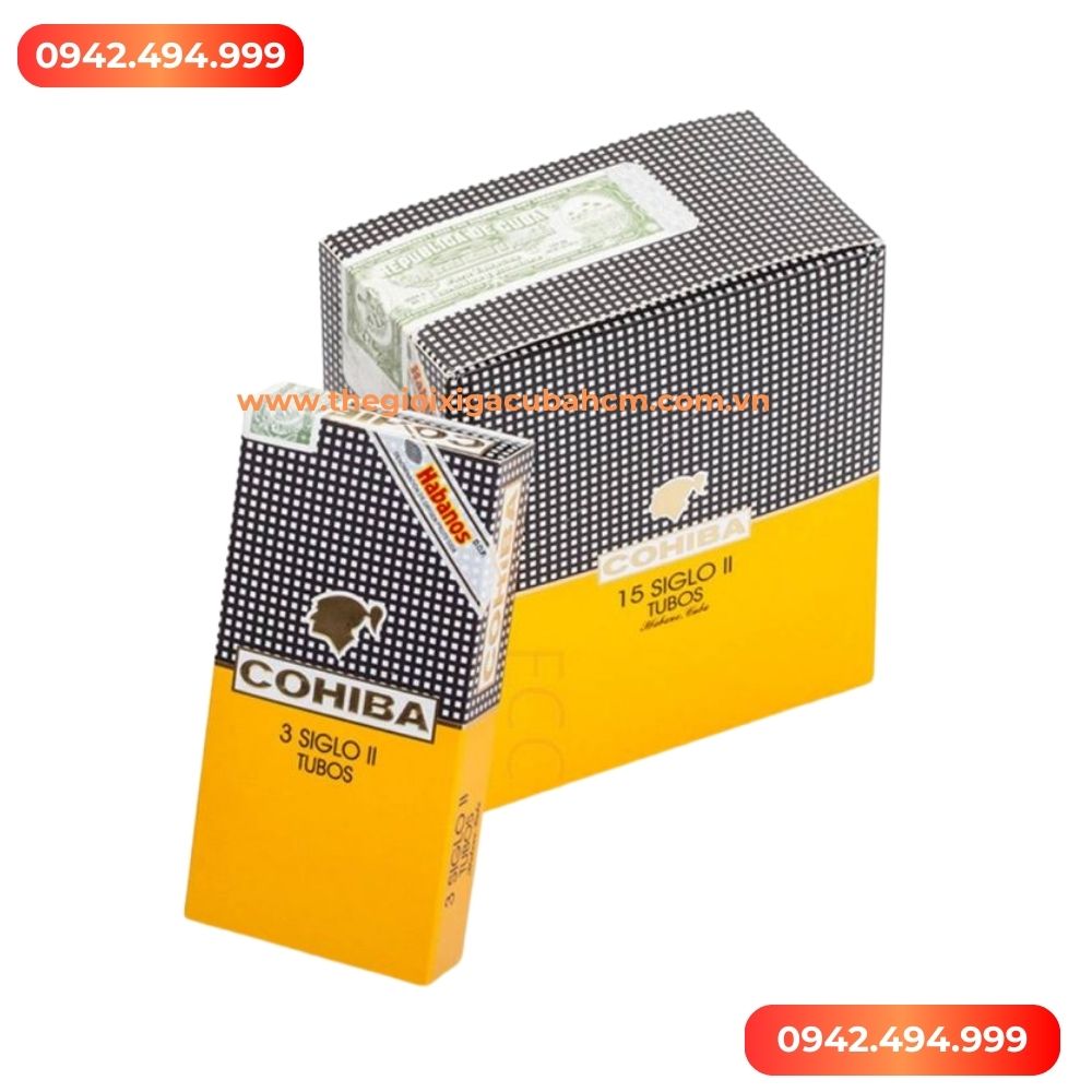 XÌ GÀ COHIBA Siglo II hộp 15 điếu