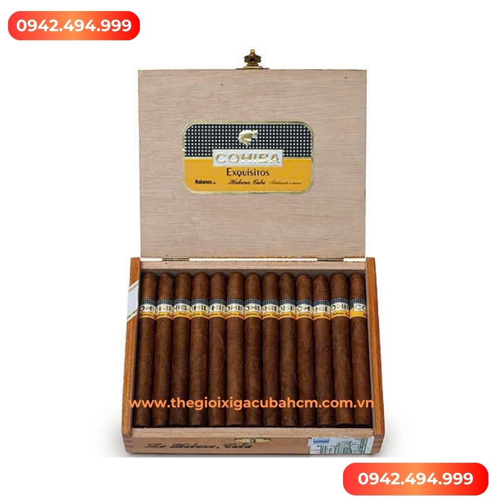 XÌ GÀ COHIBA EXQUISITOS HỘP 25 ĐIẾU