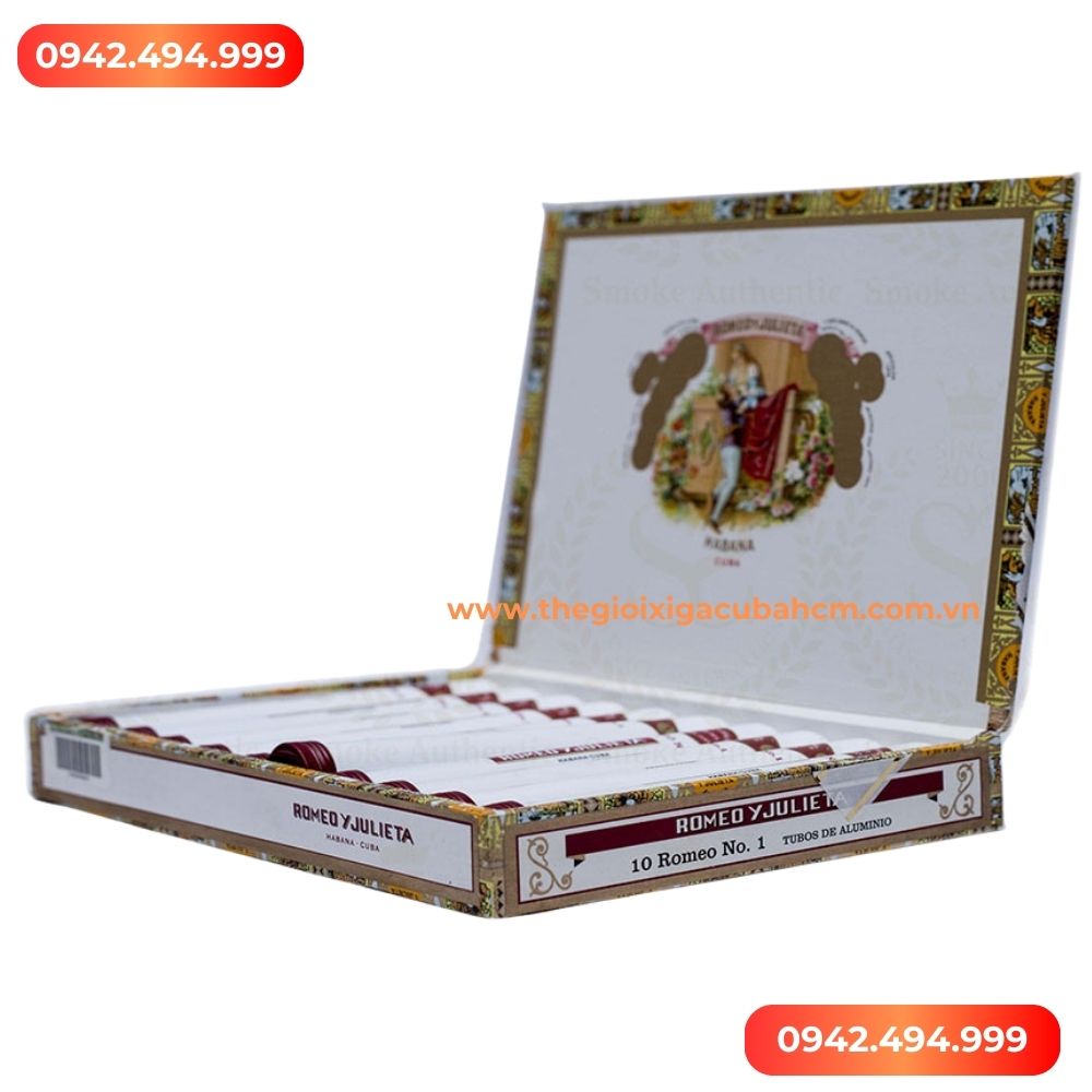 Xì gà Romeo Y Julieta No 1 hộp 10 điếu
