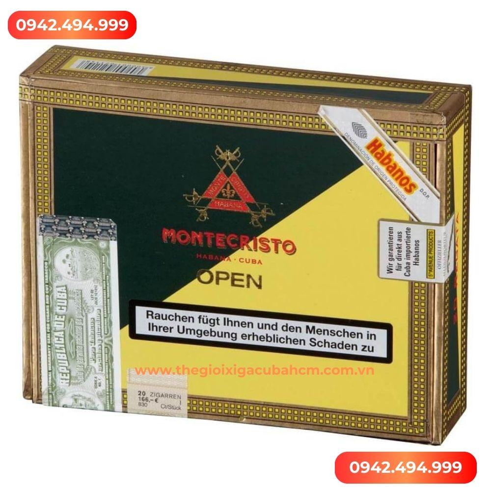 Xì gà Montecristo Open Regata hộp 20 điếu