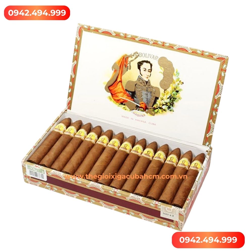 XÌ GÀ BOLIVAR ROYAL CORONAS HỘP 25 ĐIẾU