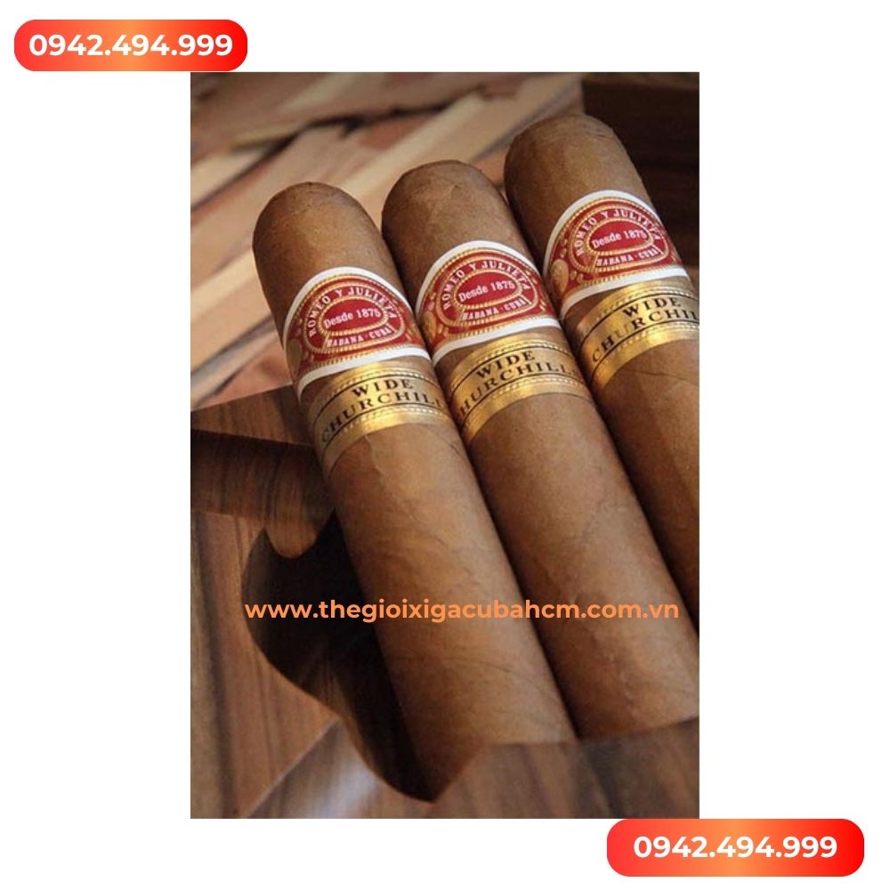 Xì gà Romeo Y Julieta Churchills hộp 10 điếu