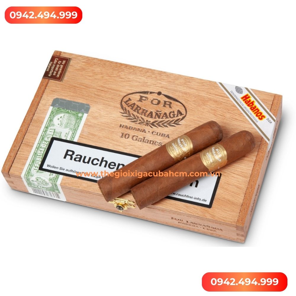 XÌ GÀ POR LARRANAGA GALANES HỘP 10 ĐIẾU