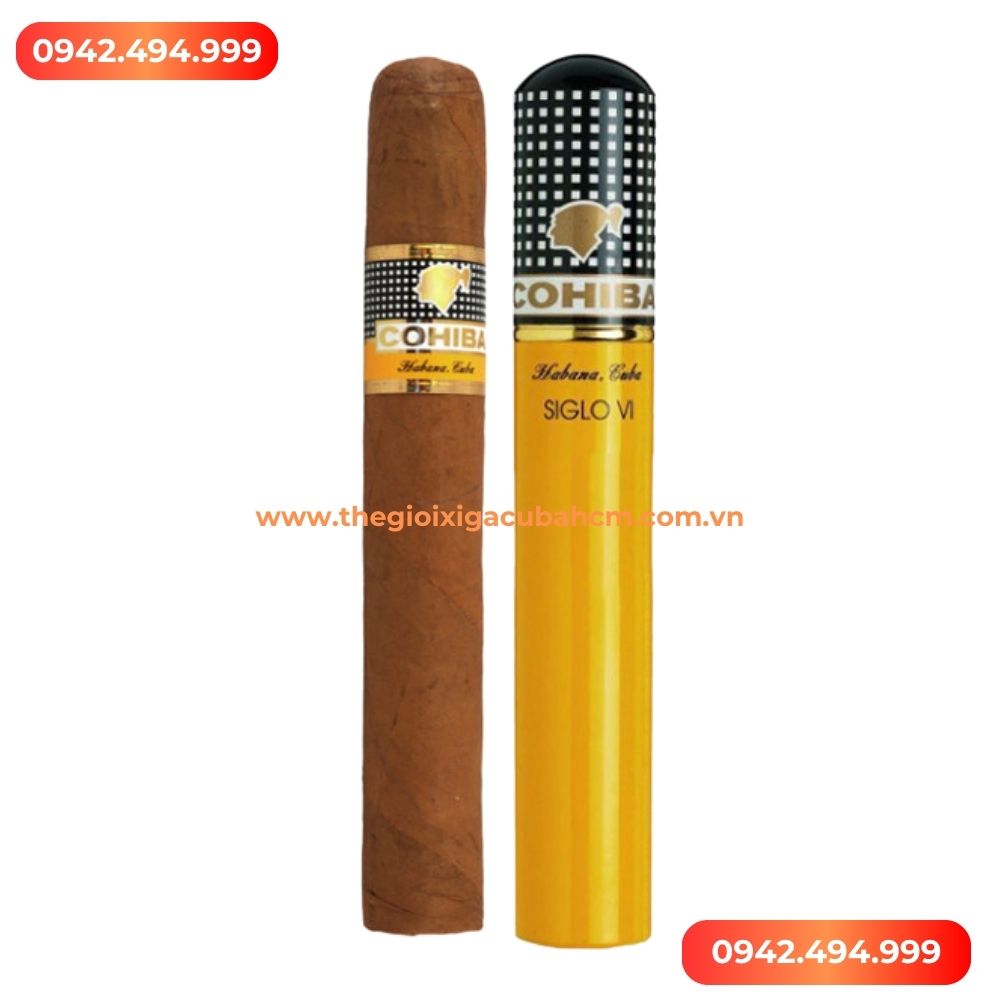 XÌ GÀ COHIBA Siglo 6 Tubos hộp 15 điếu