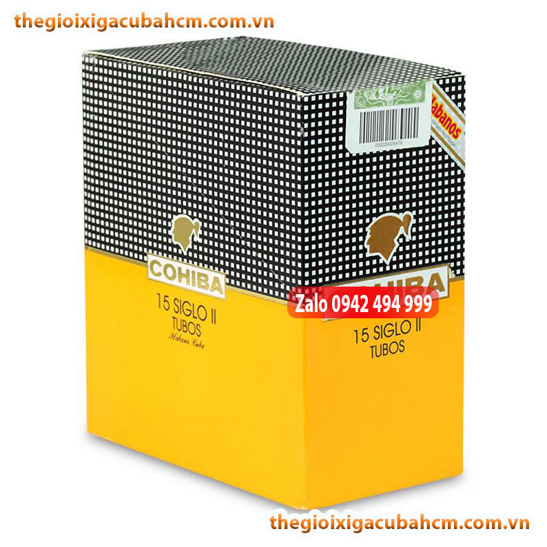 XÌ GÀ COHIBA SIGLO II HỘP 15 ĐIẾU, XÌ GÀ COHIBA SIGLO II HỘP 3 ĐIẾU