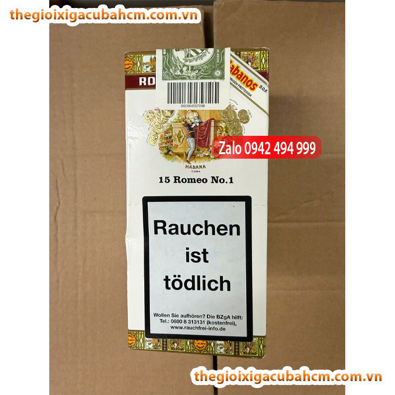 ROMEO NO.1 (ROMEO Y JULIETA NO.1) – XÌ GÀ CUBA NHẸ, DỄ HÚT, PHONG CÁCH CỔ ĐIỂN thumb