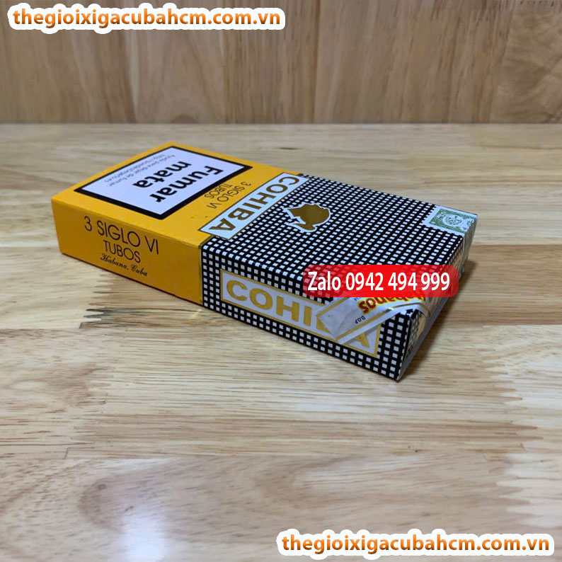 XÌ GÀ COHIBA Siglo VI, XÌ GÀ COHIBA SIGLO VI HỘP 3 ĐIẾU, COHIBA SIGLO VI 15 ĐIẾU thumb