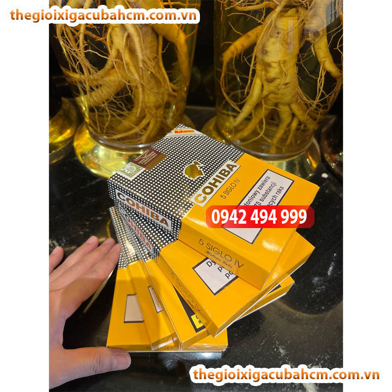 XÌ GÀ COHIBA SIGLO IV HỘP 15 ĐIẾU TUBOS CUBA thumb