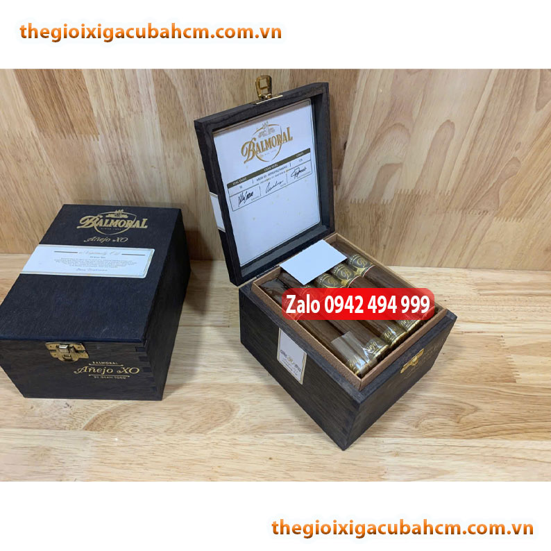 XÌ GÀ BALMORAL ROTHSCHILD MASIVO 20 ĐIẾU HỘP GỖ thumb