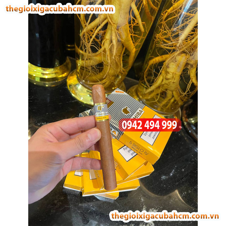 XÌ GÀ COHIBA SIGLO IV HỘP 15 ĐIẾU TUBOS CUBA