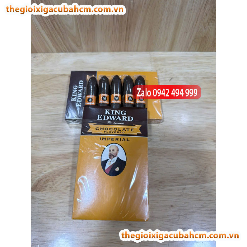 KING EDWARD CHOCOLATE IMPERIAL – XÌ GÀ MINI HƯƠNG SÔCÔLA NGỌT NGÀO
