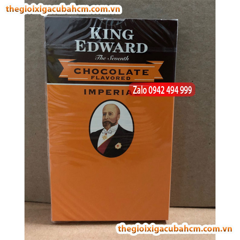 KING EDWARD CHOCOLATE IMPERIAL – XÌ GÀ MINI HƯƠNG SÔCÔLA NGỌT NGÀO