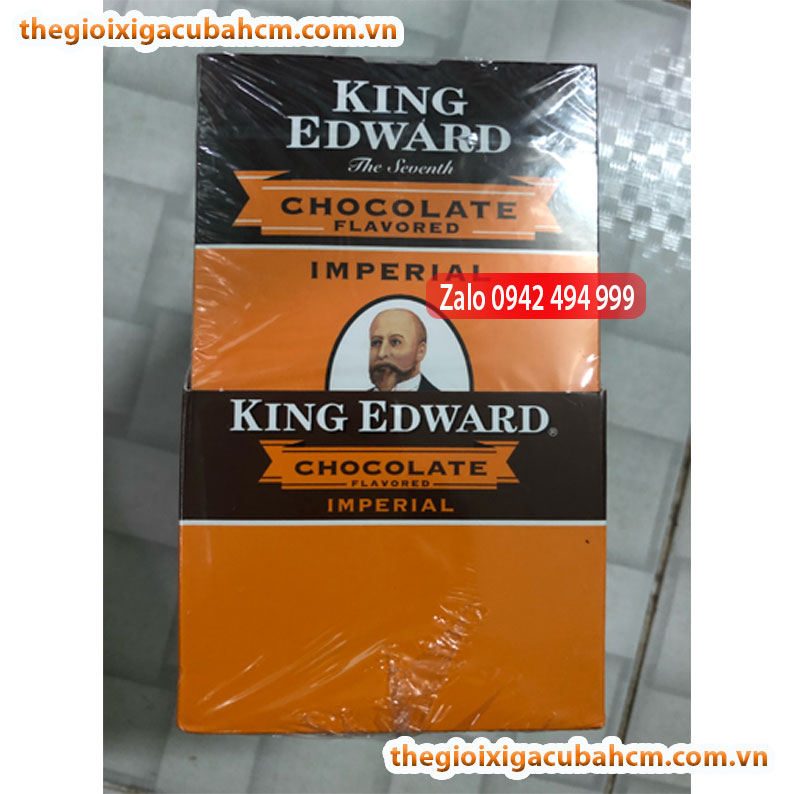 KING EDWARD CHOCOLATE IMPERIAL – XÌ GÀ MINI HƯƠNG SÔCÔLA NGỌT NGÀO